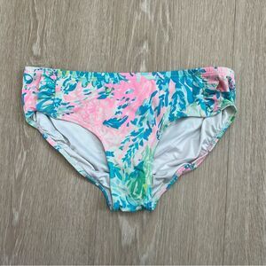 Lilly Pulitzer CAIA Bottoms ~ 50UPF + Bikini Size 10 in Blue Abiza